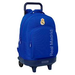 Sac à dos à roulettes real madrid 45 cm trolley haut de gamme  - vertbaudet enfant