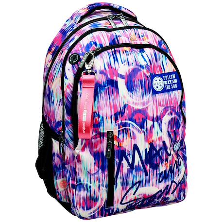 Sac à dos maui & sons paint 48 cm à imprimé abstrait – maui & sons Multicolore 1 - vertbaudet enfant 