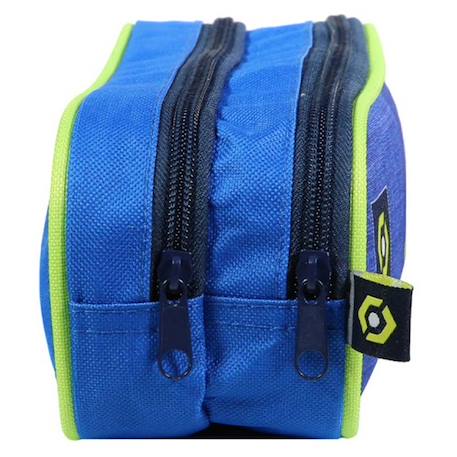 Trousse zippée ligue 1 – 2 compartiments rectangulaire 23 cm - bagtrotter Bleu 3 - vertbaudet enfant 