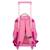 Sac à dos à roulettes fille - disney princesses - trolley enfant Multicolore 2 - vertbaudet enfant 
