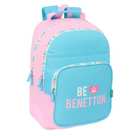 Fille-Accessoires-Sac à dos scolaire fille be benetton avec 2 compartiments 42 cm