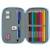 Trousse à fermeture zippée 2 compartiments 19 cm na! Na! Bleu 2 - vertbaudet enfant 