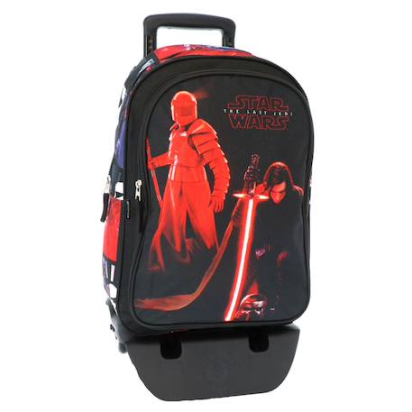 Sac à dos trolley imprimé the last jedi en textile star wars Noir / rouge / jaune 2 - vertbaudet enfant 