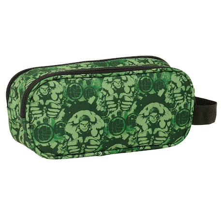Trousse scolaire garçon avengers safta hulk 3d en textile Noir / vert 3 - vertbaudet enfant 