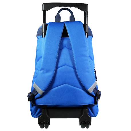 Sac à dos trolley ligue 1 bagtrotter 45 cm polyester 2 compartiments zippés Bleu 4 - vertbaudet enfant 
