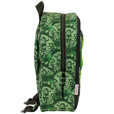 Sac à dos maternelle 3d semi-rigide hulk avengers Noir / vert 3 - vertbaudet enfant 