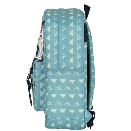 Sac à dos scolaire recyclé 14 l national geographic Bleu / vert / clair 3 - vertbaudet enfant 