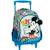 Sac à roulettes enfants garçon motif typographique et oreilles 3d mickey mouse Multicolore 1 - vertbaudet enfant 