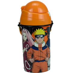 Puériculture-Repas-Bouteille en pvc naruto shippuden à sangle amovible 500 ml