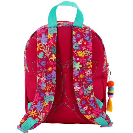 Sac à dos maternelle disney encanto imprimé fleurs 3d Blanc / rose / clair / gris 2 - vertbaudet enfant 