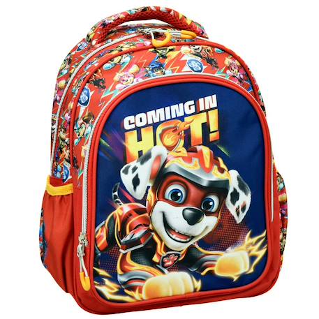Sac à dos maternelle pat patrouille marshall coming hot 30 cm – patpatrouille Bleu / orange / clair / bleu 1 - vertbaudet enfant 