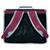 Cartable fille dolce vita en toile imperméable ikks 38 cm Bleu / bordeaux 3 - vertbaudet enfant 