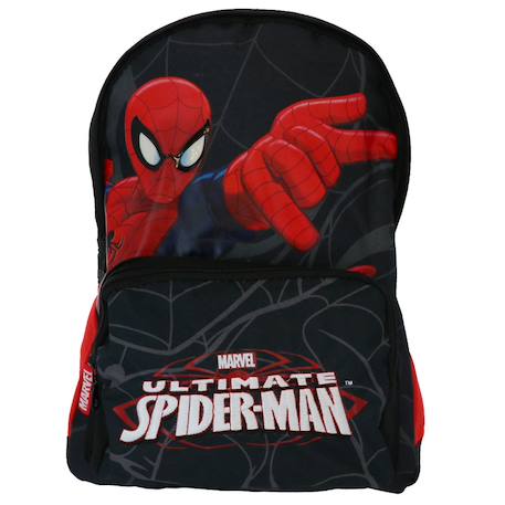Sac à dos maternelle marvel ultimate spider-man 35 cm Noir / rouge 2 - vertbaudet enfant 