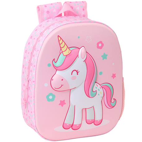 Sac à dos maternelle semi-rigide licorne Rose 1 - vertbaudet enfant 