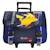 Cartable à roulettes garçon polyester team pikachu pokemon Bleu marine 1 - vertbaudet enfant 