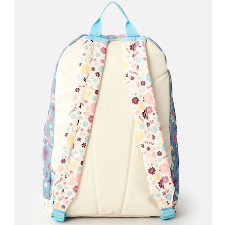 Sac à dos scolaire double dome rip curl 2 poches zippées 42 cm Blanc / rose / clair / gris 3 - vertbaudet enfant 