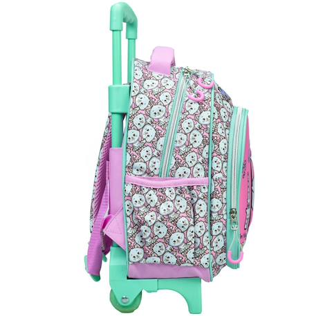 Sac à dos à roulettes enfant fille - artistochat paris - marie Multicolore 2 - vertbaudet enfant 