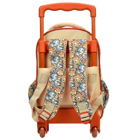 Sac à dos à roulettes bambi disney 30 cm trolley maternelle Multicolore 4 - vertbaudet enfant 