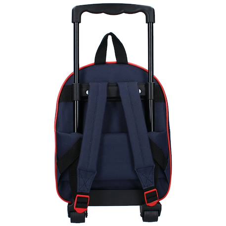 Sac à dos maternelle garçon avec roulettes avengers marvel 32 cm - trolley enfant Bleu marine 2 - vertbaudet enfant 