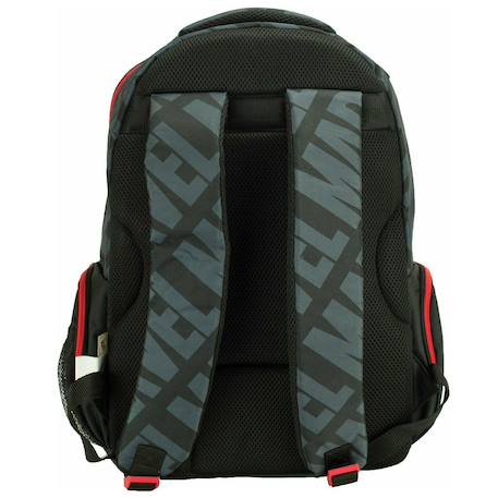Sac à dos scolaire avengers 2 compartiments zip 46 cm Noir / rouge 3 - vertbaudet enfant 
