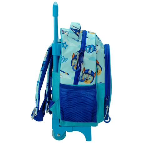 Sac à dos trolley maternelle garçon chase de la pat patrouille 30 cm Bleu / bleu 4 - vertbaudet enfant 