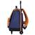 Cartable trolley garçon naruto shippuden avec 2 compartiments 41 cm Bleu / orange / noir 2 - vertbaudet enfant 