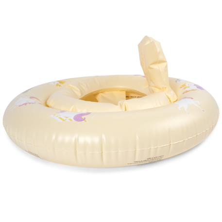 Bouée anneau de bain pour bébé Jaune, rose, blanc 2 - vertbaudet enfant 