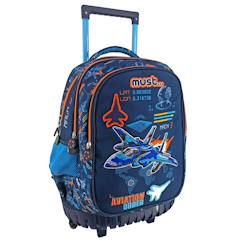 Sac à dos trolley 3 compartiments aviation order 45 cm  - vertbaudet enfant