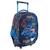 Sac à dos trolley 3 compartiments aviation order 45 cm Bleu / orange 1 - vertbaudet enfant 
