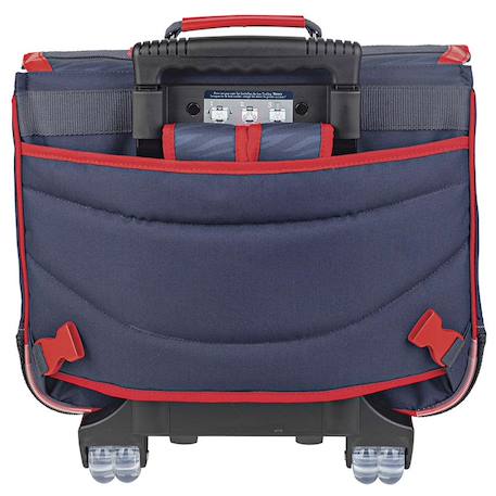 Sac à dos à roulettes aaron 2025 41 cm – 2 compartiments Bleu / rouge / noir 3 - vertbaudet enfant 