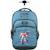 Sac à roulettes street robots 47 cm Bleu / gris 2 - vertbaudet enfant 