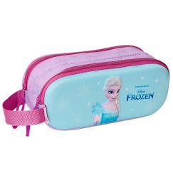 Trousse reine des neiges frozen 3d 21 cm - 2 cpt  - vertbaudet enfant