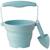 Seau pliable en silicone avec truelle – jouet de jardin et de plage souple et coloré bleu pastel+Light dusty purple+Midnight blue+Sage green+Vert menthe 1 - vertbaudet enfant 