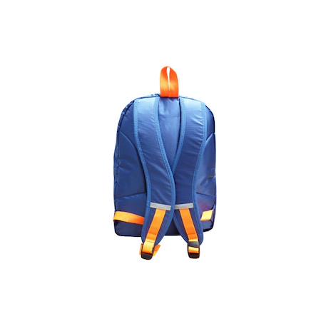 Sac à dos rembourré nylon love 43 cm Bleu / orange 4 - vertbaudet enfant 