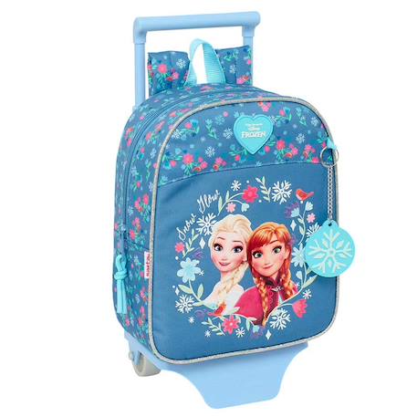 Garçon-Accessoires-Cartable, trousse-Sac à dos à roulettes maternelle reine des neiges sisters 28 cm trolley haut de gamme