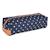 Trousse zippée simple 21 cm 1 compartiment résistante à l’eau Bleu / multicolore 2 - vertbaudet enfant 