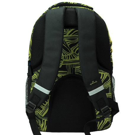Sac à dos fille 2 compartiments en textile imprimé hallmark golden Noir / vert / clair / noir 3 - vertbaudet enfant 