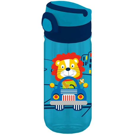 Set boîte à déjeuner et biberon en pvc aventure lion Jaune 2 - vertbaudet enfant 