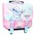 Cartable à roulettes fille motif tropical et stitch en polyester lilo et stitch Blanc / rose / clair 1 - vertbaudet enfant 