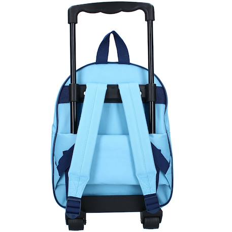 Sac à dos à roulettes bluey 32 cm maternelle 1 compartiment zippé bluey Bleu / bleu / ciel / bleu 3 - vertbaudet enfant 