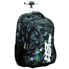 Sac à dos à roulettes garçon no fear robot 48 cm - trolley scolaire  - vertbaudet enfant