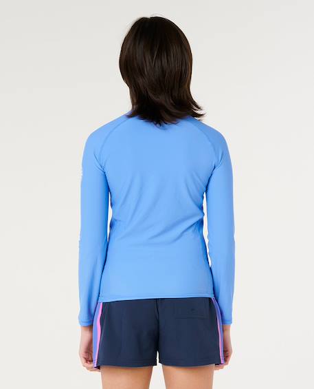 T-shirt anti-uv classic surf manches longues fille Cornflower blue 3 - vertbaudet enfant 
