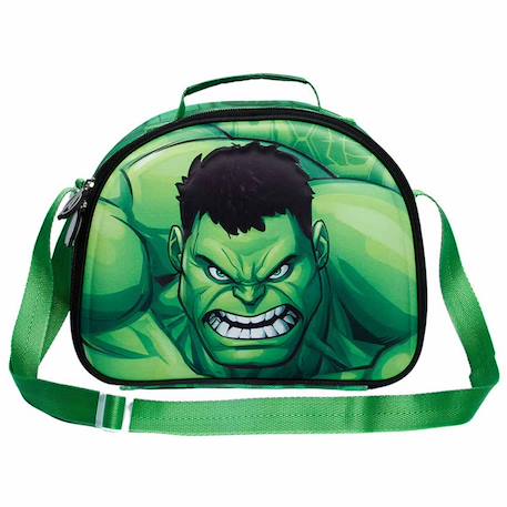 Garçon-Accessoires-Cartable, trousse-Sac gouter hulk 3d 25 cm - sac déjeuner (modèle 1)