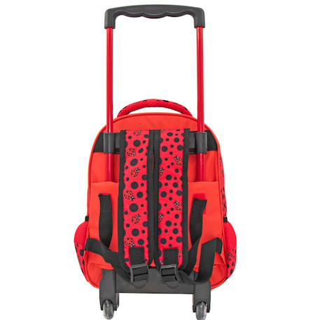 Sac à dos à roulettes coccinelle little one maternelle 31 cm trolley Multicolore 2 - vertbaudet enfant 