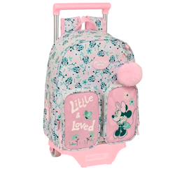 Sac à dos à roulettes minnie mouse minty 34 cm trolley maternelle  - vertbaudet enfant