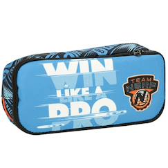 Trousse rectangulaire nerf bleue 23 cm  - vertbaudet enfant