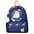 Sac à dos primaire/collège harry potter hogwarts 42 cm Bleu foncé+Noir / kaki / gris 2 - vertbaudet enfant 