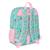 Sac à dos enfant en tissu imprimé cartoon oreilles de lapin na ! Na ! Na ! Surprise Bleu / vert / clair / bleu 3 - vertbaudet enfant 
