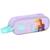 Trousse fille double compartiment la reine des neiges imprimé disney frozen 21 cm Blanc / violet / bleu 1 - vertbaudet enfant 