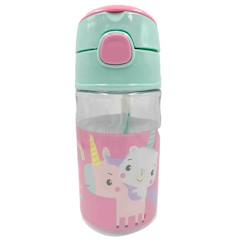 Puériculture-Repas-Gourde paille licorne arc-en-ciel 350 ml bpa free – fisher-price